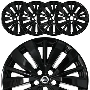 4 Black 20" Wheel Skins fits Pathfinder Platinum 2022-2025 Hub Caps Rim Covers - Picture 1 of 11