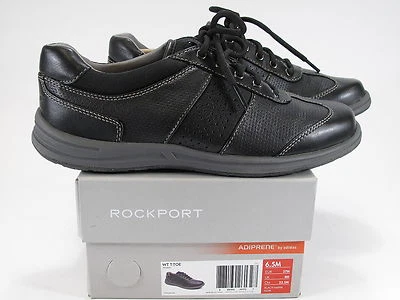 Zapato para caminar Rockport para mujer WT T-TOE de cuero negro EE. UU. 6,5 M M M75853 Foto 1 de 3