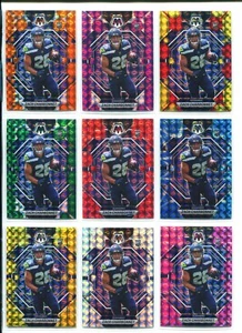 2023 Panini Mosaic Purple, Blue, Red, Orange, Pink, #379 Zach Charbonnet Lot X9 - Bild 1 von 18