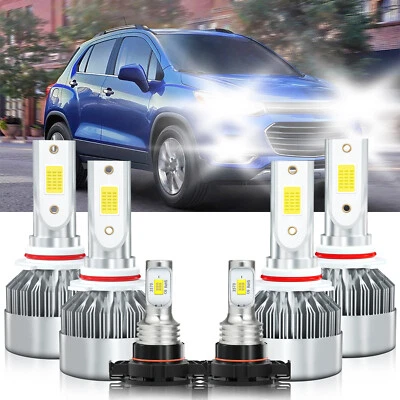 Faro delantero LED haz alto bajo + bombillas antiniebla para Chevrolet Trax 2019-2020 Foto 1 de 4