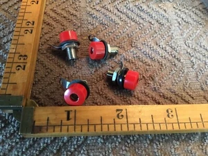 Lot of 8 Vintage Banana Jacks Red Audio Ham Test Equipment NOS - Picture 1 of 2