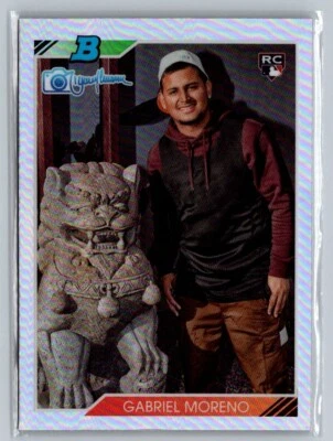 2023 Bowman’s Best Gabriel Moreno By Randy Johnson Rookie #92RJ-13 - Image 1 of 2