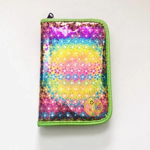 Vintage Lisa Frank Holographic Flowers Mini Planner Address Book Agenda Binder - Picture 1 of 12