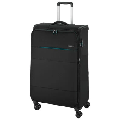 40 Li Handgepäck Reisekoffer Trolley 4 Rollen 58 Schwarz 2,2 kg Leicht Bowatex - Bild 1 von 4