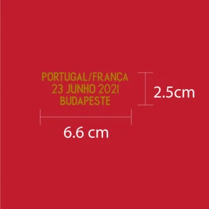 Portugal FPF EURO 2020 Reproduction Match Details - Picture 1 of 12