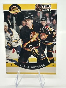 Juego profesional 1990-91 #295 Garth Butcher Vancouver Canucks *BA - Imagen 1 de 2