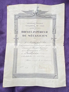 Armée de l'air : Brevet de mécanicien radiotélégraphiste 1939 - Bild 1 von 2