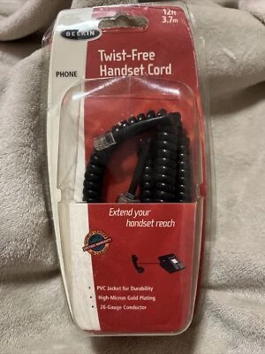 贝尔金无扭转听筒绳 (12 英尺) — 第 1/3 张图片