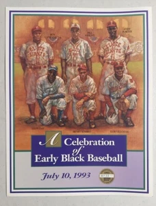 1993 Upper Deck Sheet MLB Heroes Baseball A Celebration Of Early Black Base Ball - Picture 1 of 3