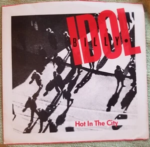 Billy Idol "Hot In The City / Hole In The Wall" VG+ / VG+ - Picture 1 of 4