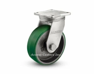 94PY10509STRL Albion 94 10" x 3" Swivel Plate Caster TRL, Poly Wheel, 3000 lbs - Picture 1 of 1