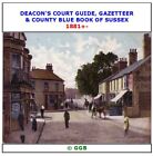 DEACON'S DIRECTORY OF SUSSEX 1881 CD ROM