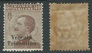 1918 TRENTINO ALTO ADIGE EFFIGIE 40 CENT MH * - P12-3 - Picture 1 of 1