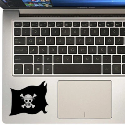 Glowing One Piece Luffy Pirate Skull Decal Sticker for Macbook Laptop Trackpad  - Image 1 of 4