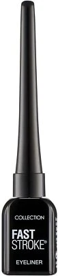 Collection Cosmetics Fast Stroke Eyeliner, Quick Drying Formula, 4ml, Black - Image 1 of 4