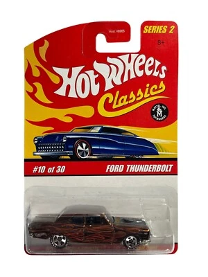 2005 Hot Wheels Classic Series 2 Mattel 10/30 Ford Thunderbird carro fundido NOVO - Imagem 1 de 3