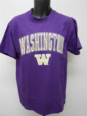 NEW Washington Huskies Adult Mens Sizes M-2XL Purple Shirt - Image 1 of 4