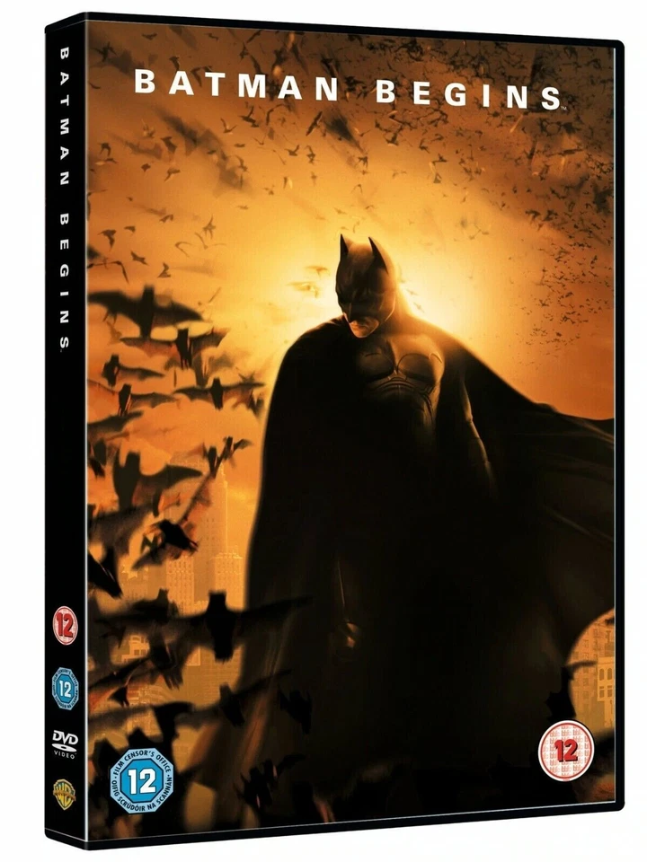 BATMAN BEGINS CHRISTIAN BALE MICHAEL CAINE WARNER UK DVD NEW - Image 1 of 1