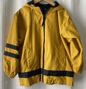 Charles River Apparel~Kids Sz 6~New Englander Rain Jacket~Yellow~Lined~Hooded - Picture 1 of 7