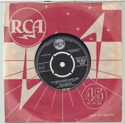 45T SP JUKE BOX  ELVIS PRESLey *IT'S NOW OR NEVER* (MADE G. BRITAIN) - Bild 1 von 2