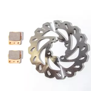 Rotor de disco de freno de acero inoxidable Raptor 350 250 125 y pastillas HH traseras Alba 236 084 - Imagen 1 de 2