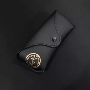 Ray Ban Eye Glasses/Sunglasses BLACK SNAP Case with GOLD Logo - BRAND NEW  - Picture 1 of 4