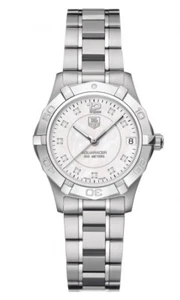 RELOJ TAG HEUER AQUARACER WAF1312.BA0817 DIAMANTE ACENTUADO PERLA TAMAÑO MEDIANO DAMAS - Imagen 1 de 10