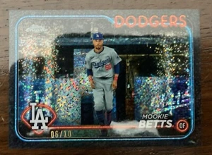 2024 Topps Chrome Baseball Mookie Betts SSP Image Variation /10 BLACK #296 🔥🔥 - Bild 1 von 2