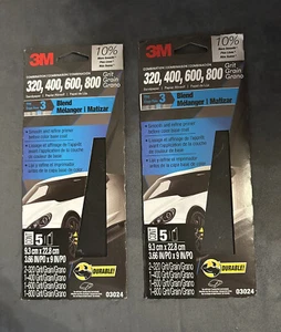 3M Auto Advanced Wetordry Schleifpapier Multi-Körnung 3 2/3 Zoll x 9 Zoll Nass Trocknen 2er-Pack - Bild 1 von 2