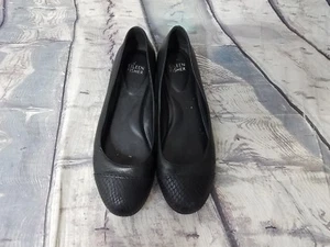 Eileen Fisher Damen-Ballerinas schwarz Leder Vero Cuoio Slipper Größe 7 - Bild 1 von 9