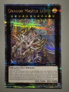 YUGIOH DRAGON MASTER LORDS ASIA ENGLISH EDITION ALIN-AE000 25TH FOIL QCSR - Picture 1 of 3