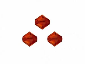 3mm Kristallperlen Swarovski Doppelkegel, 25 St. große Farbauswahl - Bild 1 von 30