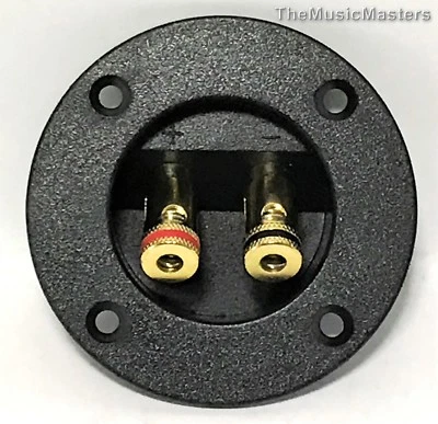 VITAL WAVE TECHNOLOGY Gold Plated Banana Push Terminal Cup for Car Home Audio Speaker Box Cabinet