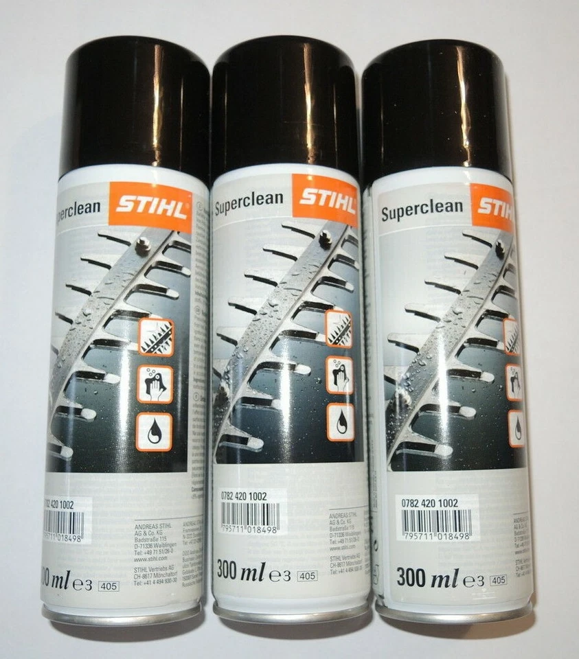 0782 8101 Stihl Harzlöser Reiniger SUPERCLEAN 300ml Spray 3x
