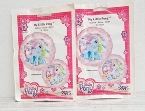 MY LITTLE PONY VINTAGE 2002 SEALED BALLOONS LOT OF TWO Choking Hazard - Picture 1 of 4