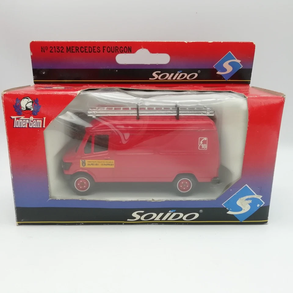 Solido pompiers 2132 Mercedes fourgon - Photo 1/1