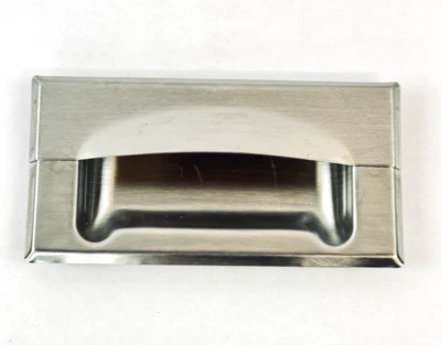 BK RESOURCES BK BKSDRWPL Drawer Pull w/ Full Grip Restaurant Stainless Steel 4-3/4" nuts incl