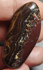 Boulder Opal Rub Blue Green Matrix Koroit Lapidary 73.45 Carat Rough Australian - Picture 1 of 17