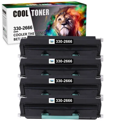 4 Pack 330-2666 PK941 RR700 Toner Cartridge for Dell 2330D 2330DN 2350D 2350DN - Image 1 of 4