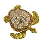 Tortoise Trinket Box Embedded Rhinestone Zinc Alloy Bejeweled Box For Home XAT