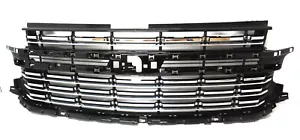 Front Grille Bright Chrome 2021-2023 Chevrolet Suburban Tahoe LS LT RST Premier - Foto 1 di 6