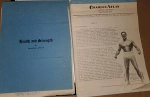 Charles Atlas Exercise For Perpetual Daily Practice Full Set Of 11 Lessons - Picture 1 of 16