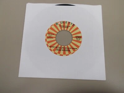 Jimmie Rodgers - Oh Oh I'm Falling In Love Again / Secretly - Roulette GG-46  NM - Image 1 of 4