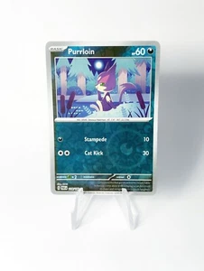 Pokémon TCG Purrloin 114/182 Reverse Holo - Paradox Rift - Picture 1 of 2