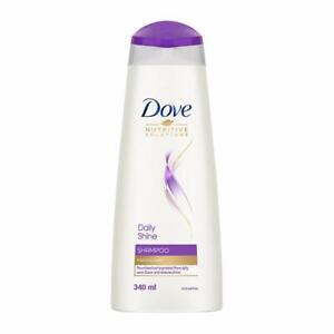 Dove Daily Shine Shampoo - For Dull And Frizzy Hair, Makes Hair Soft, 340ml