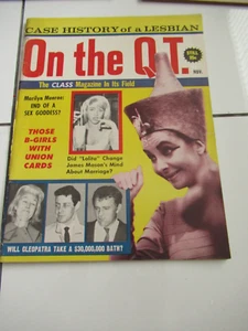 Vtg On The QT Magazine Orig Pub Nov 1962 M MONROE Liz TAYLOR ONLY COPY ON EBAY!! - Bild 1 von 1
