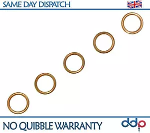 X5 Sump Plug Washers / Oil Drain Plug Seel Ring For Citroen Peugeot 031327 - Picture 1 of 9