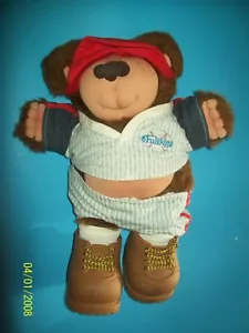 XAVIER ROBERTS CABBAGE PATCH BABY FURSKIN BEAR SPITBALL DRESSED - Picture 1 of 3