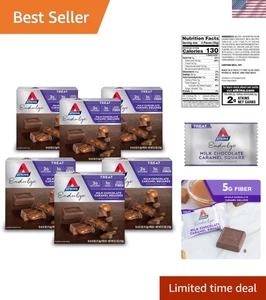 Endulge Milk Chocolate Caramel Squares - 90 Count, Satisfy Your Sweet Cravings - Picture 1 of 10
