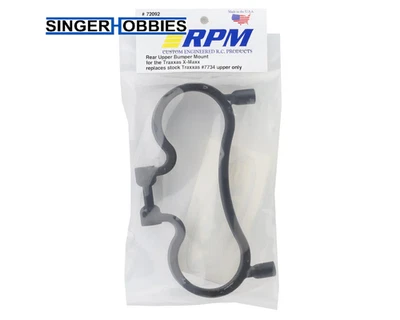 RPM 72092 Rear Upper Bumper Mount for Traxxas X-Maxx (Black) - Image 1 of 2